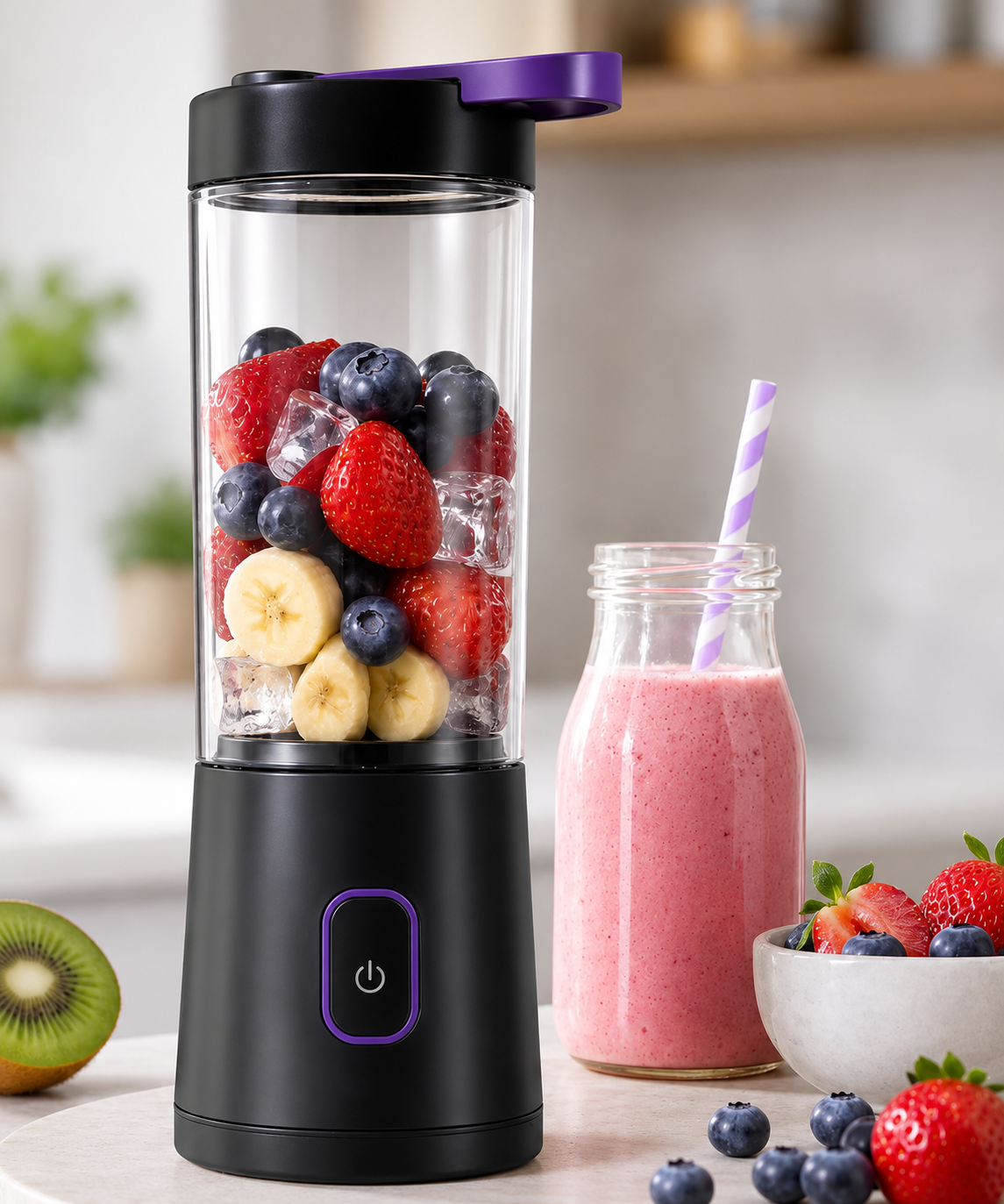Mini Blender Turbo 500ml — Blendora Pro